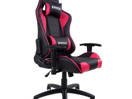 Cadeira Gaming Infiniton Gamer Gseat-24 Preto   Rosa Discount