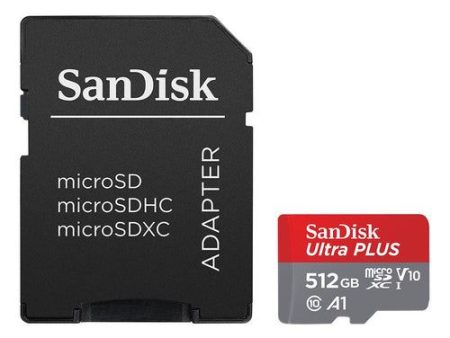 Cartão Micro SDXC SanDisk Ultra Plus 512GB Classe 10 130MB s Cheap