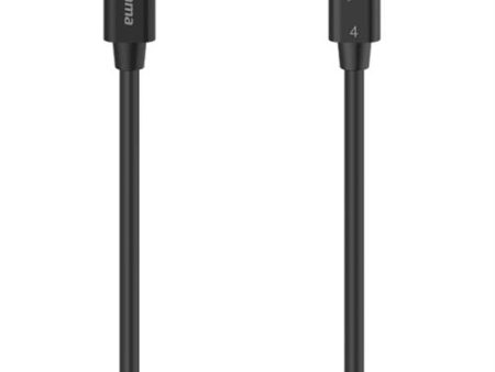 Cabo USB Hama USB-C   Thunderbolt 4 0.8m Preto (200659) Fashion