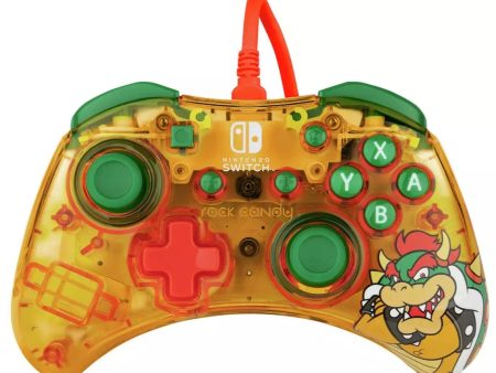 Comando Switch PDP com fios Rock Candy Bowser For Cheap