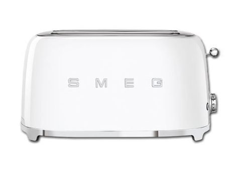 Torradeira Smeg Linea Anni 50 de Quatro Tostas - Branco - TSF02WHEU Online Sale