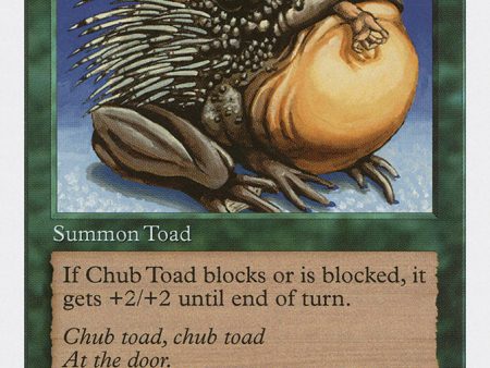 Chub Toad [Fifth Edition] For Discount