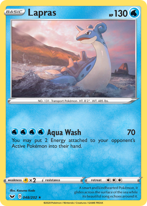 Lapras (048 202) [Sword & Shield: Base Set] For Sale