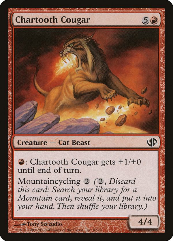 Chartooth Cougar [Duel Decks: Jace vs. Chandra] For Cheap