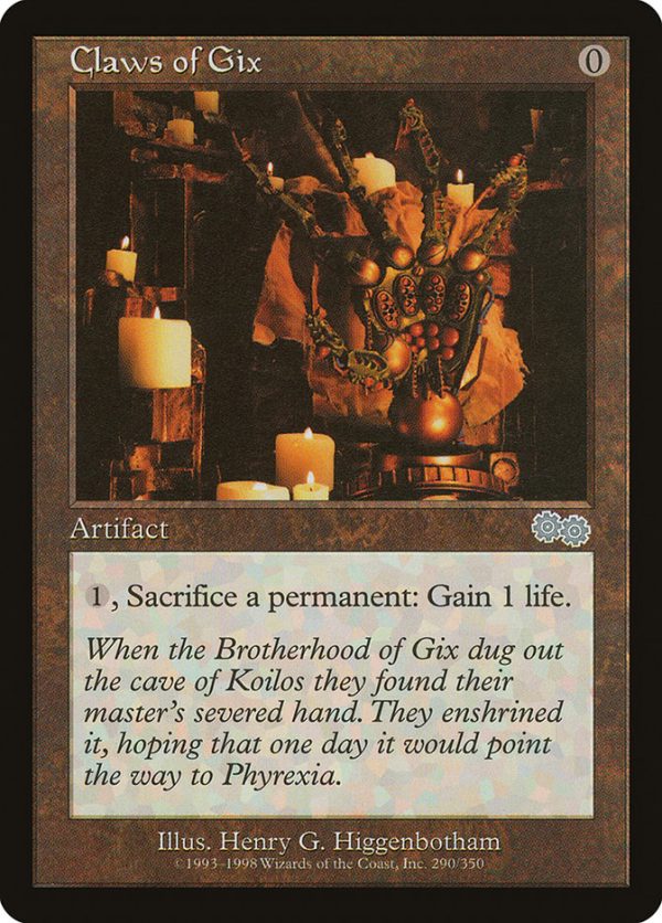 Claws of Gix [Urza s Saga] For Cheap