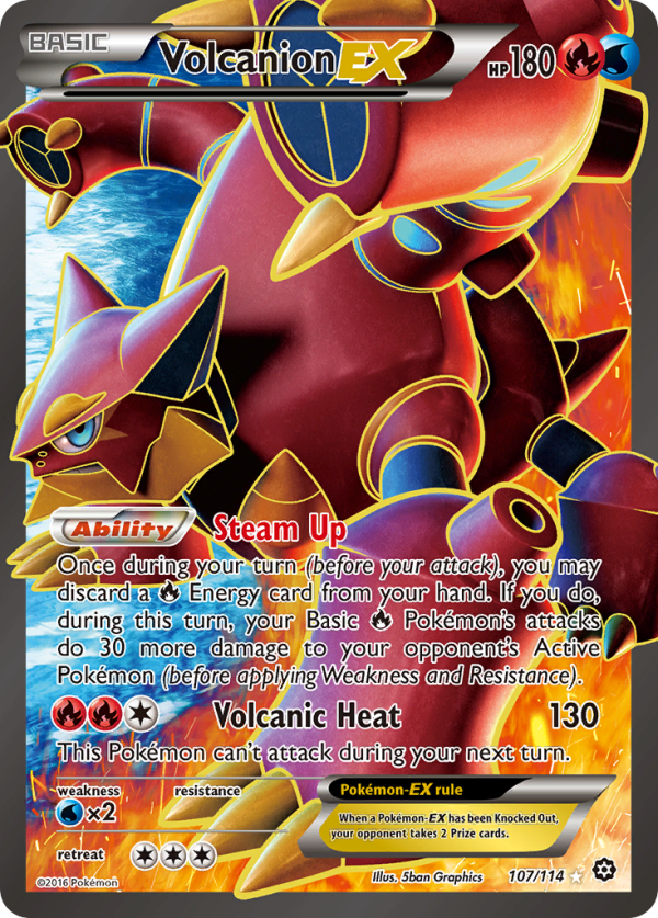 Volcanion EX (107 114) [XY: Steam Siege] Cheap