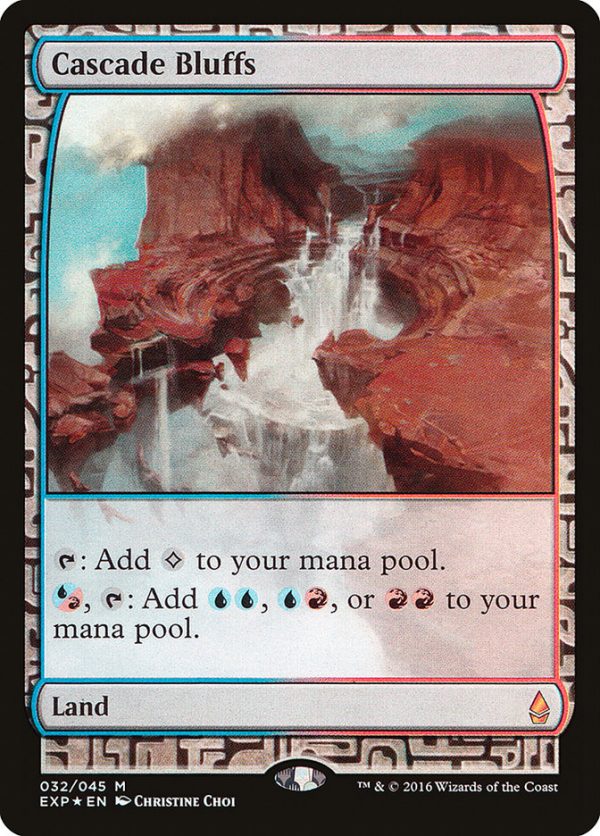 Cascade Bluffs [Zendikar Expeditions] Hot on Sale