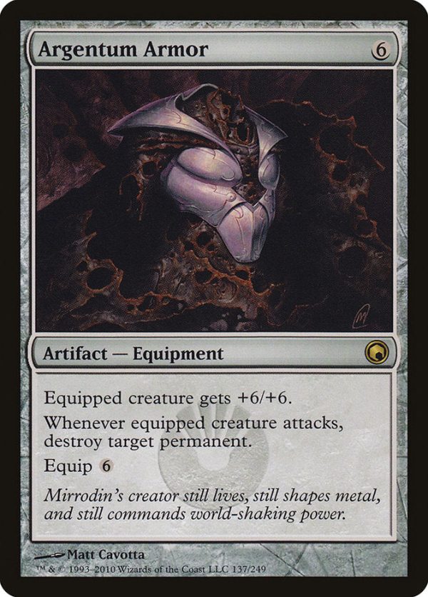 Argentum Armor [Scars of Mirrodin] For Cheap