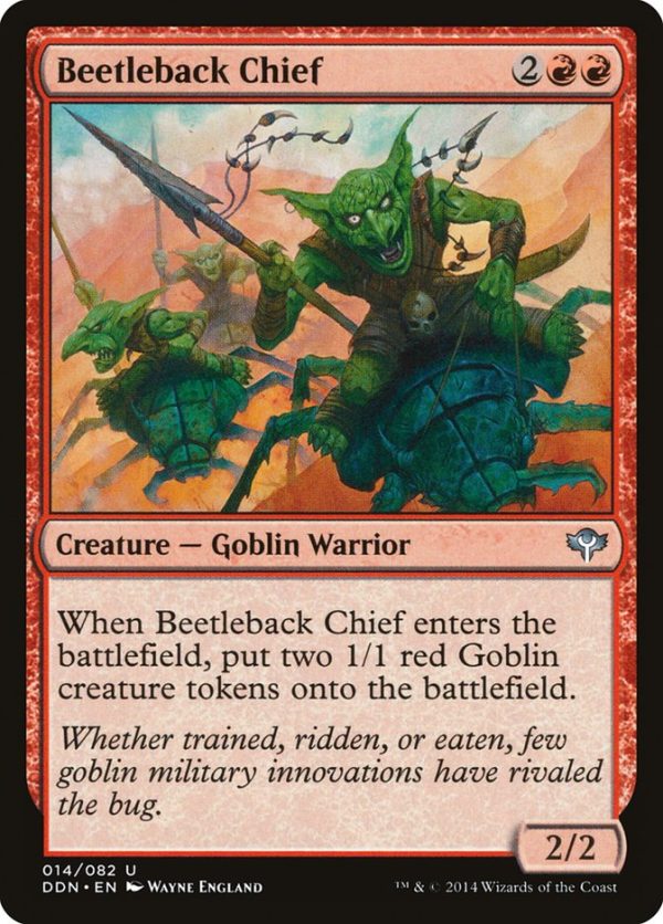 Beetleback Chief [Duel Decks: Speed vs. Cunning] Fashion