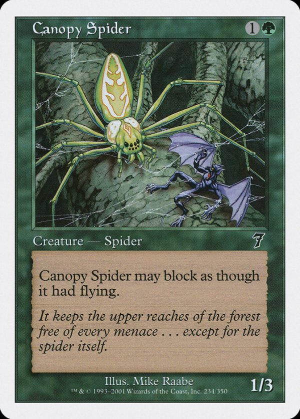 Canopy Spider [Seventh Edition] For Sale