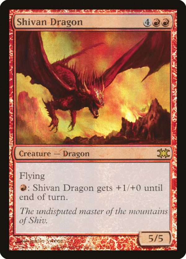 Shivan Dragon [From the Vault: Dragons] Hot on Sale