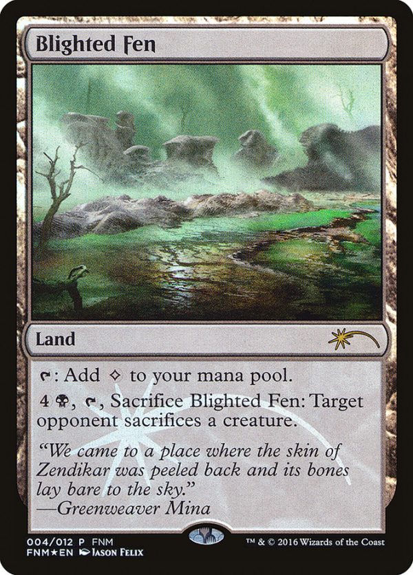 Blighted Fen [Friday Night Magic 2016] Online Sale