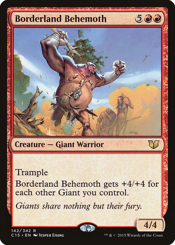 Borderland Behemoth [Commander 2015] on Sale