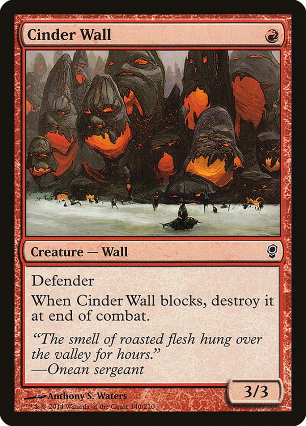 Cinder Wall [Conspiracy] For Cheap