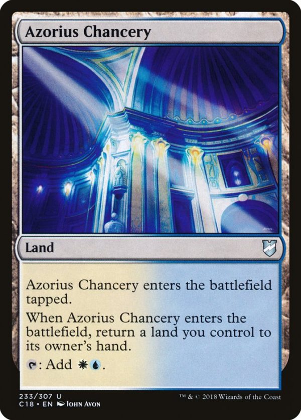 Azorius Chancery [Commander 2018] Sale