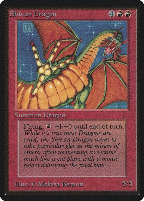 Shivan Dragon [Beta Edition] For Sale