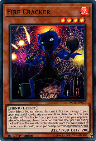 Fire Cracker [AC18-EN007] Super Rare Online Hot Sale