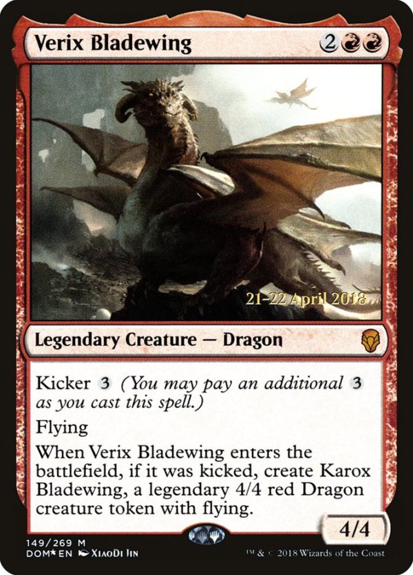 Verix Bladewing [Dominaria Prerelease Promos] Discount