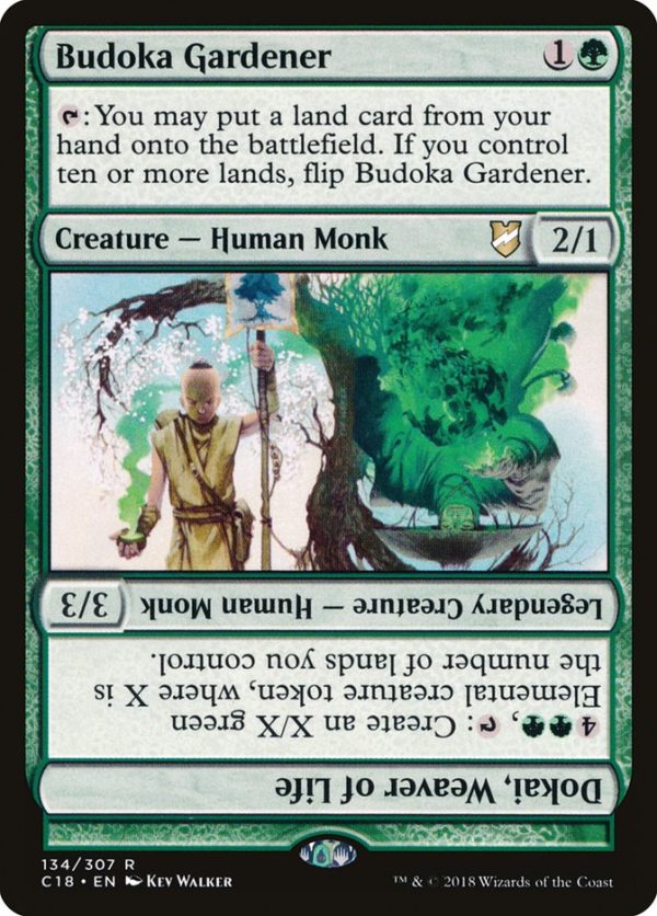 Budoka Gardener    Dokai, Weaver of Life [Commander 2018] Hot on Sale