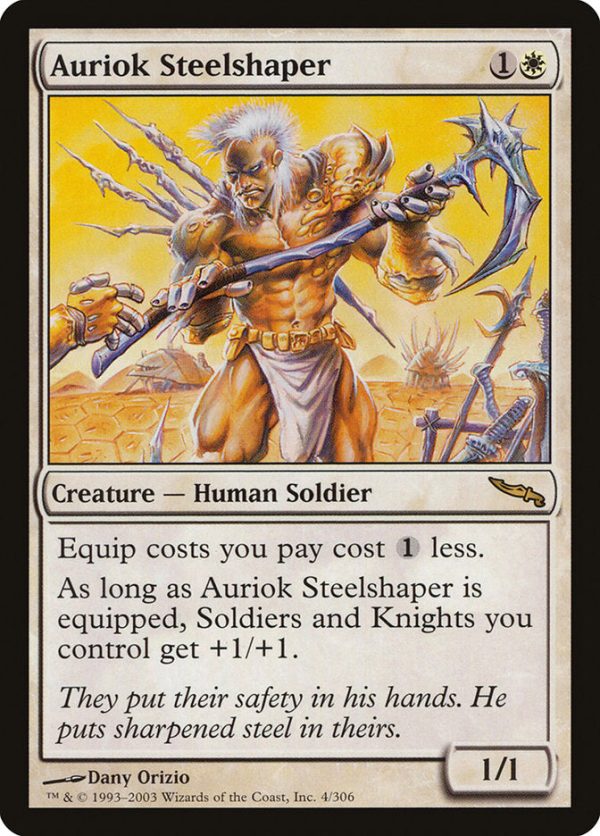 Auriok Steelshaper [Mirrodin] Online Sale