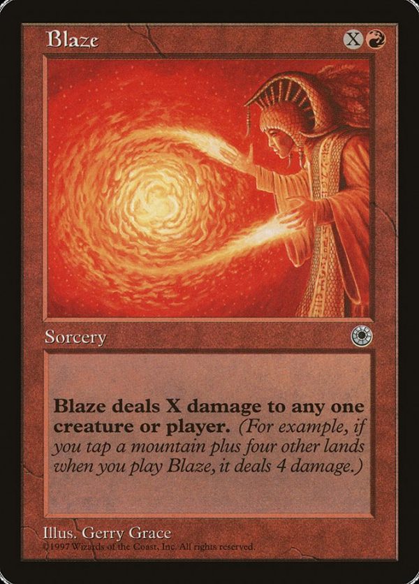 Blaze (No Flavor Text) [Portal] For Sale